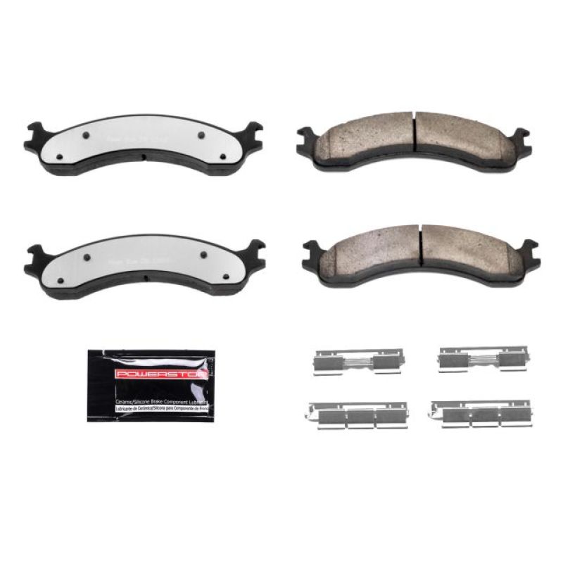 Power Stop 00-02 Dodge Ram 2500 Front Z36 Truck & Tow Brake Pads w/Hardware.