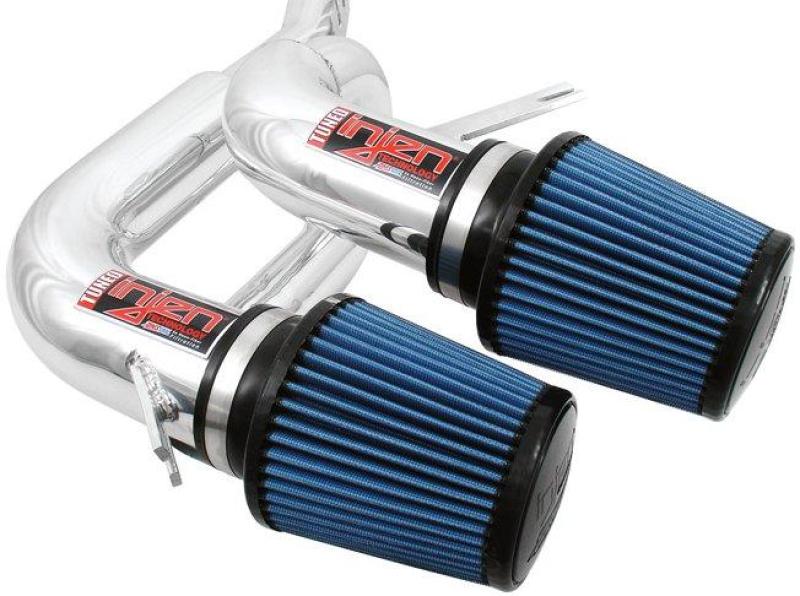 Injen 08-09 535i E60 3.0L L6 Twin intake & AMSOIL Filters Polished Short Ram Intake.