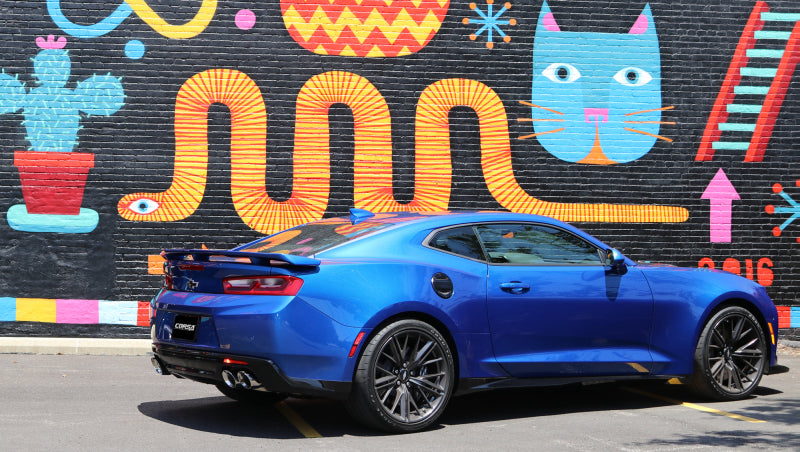 Corsa 2016 Chevrolet Camaro SS 6.2L V8 2.75in Polished Xtreme Axle-Back Exhaust.
