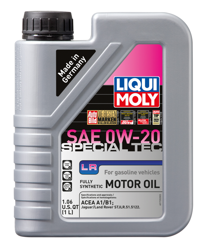 LIQUI MOLY 1L Special Tec LR Motor Oil SAE 0W20.