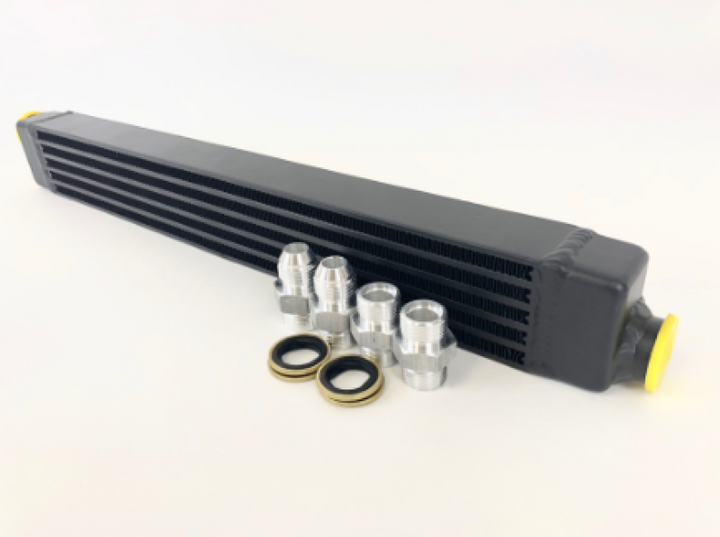 CSF 82-94 BMW 3 Series (E30) High Performance Oil Cooler w/-10AN Male & OEM Fittings.