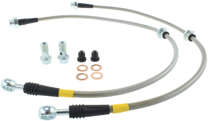 StopTech 03-08 Infiniti FX35/FX45/FX50 Stainless Steel Front Brake Lines.