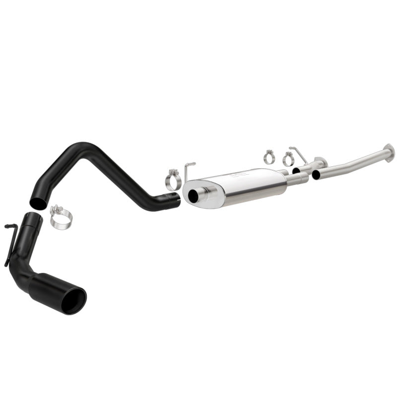 MagnaFlow Cat-Back Exhaust 14-16 Toyota Tundra V8 4.6/5.7L 3in SS Black Tips Single Side Exit.