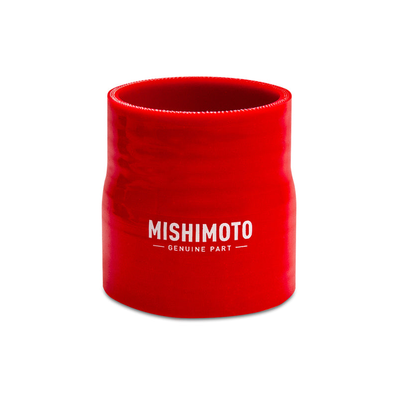 Mishimoto 2.5 to 2.75 Inch Red Transition Coupler.