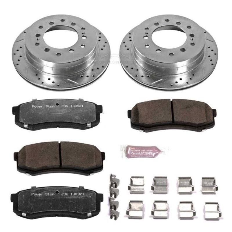 Power Stop 03-09 Lexus GX470 Rear Z36 Truck & Tow Brake Kit.