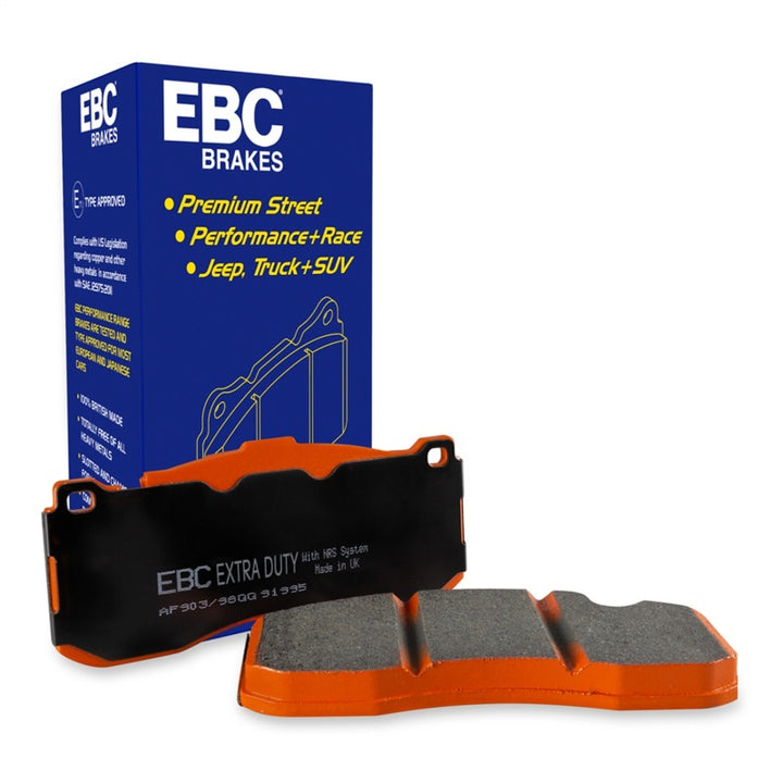 EBC 02 Cadillac Escalade 5.3 (Akebono rear caliper) Extra Duty Front Brake Pads.