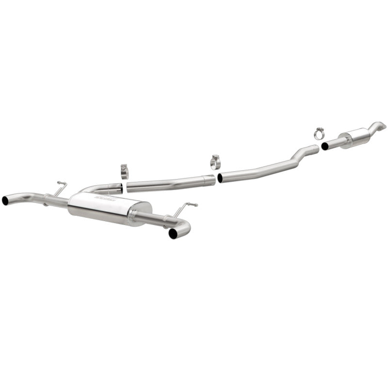MagnaFlow 13-15 Lincoln MKZ L4 2.0L Turbo Stainless Cat Back Performance Exhaust Dual Split Rear.