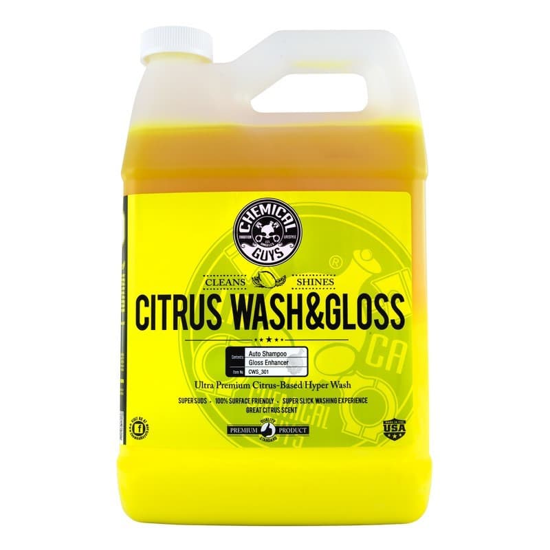 Chemical Guys Citrus Wash & Gloss Concentrated Car Wash - 1 Gallon.