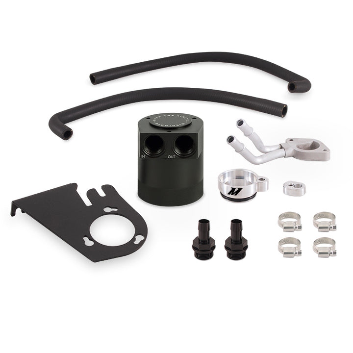 Mishimoto 11-16 Ford 6.7L Powerstroke Baffled Oil Catch Can Kit.