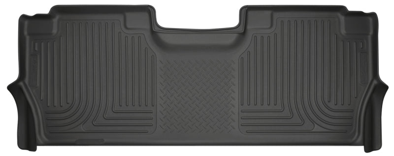 Husky Liners 21-23 Ford F-150 CC SC / 2017 Ford SD CC WeatherBeater Rear Floor Liners - Black.