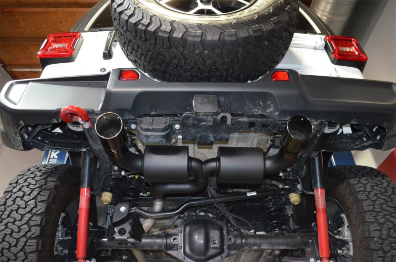 Injen 18-20 Jeep Wrangler JL L4-2.0L Turbo / V6-3.6L SS Axle-back Exhaust - Black.