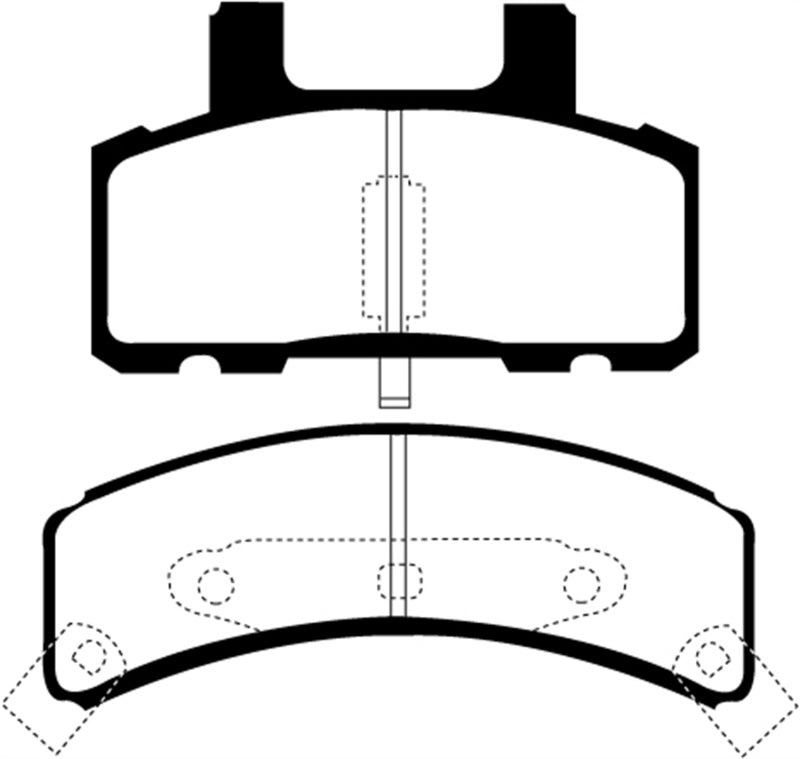 EBC 99-01 Cadillac Escalade 5.7 Greenstuff Front Brake Pads.