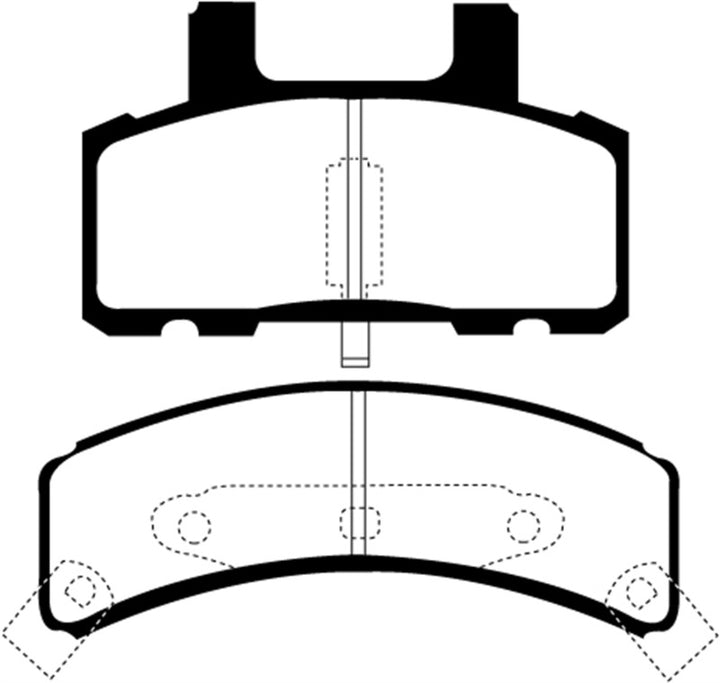 EBC 99-01 Cadillac Escalade 5.7 Greenstuff Front Brake Pads.