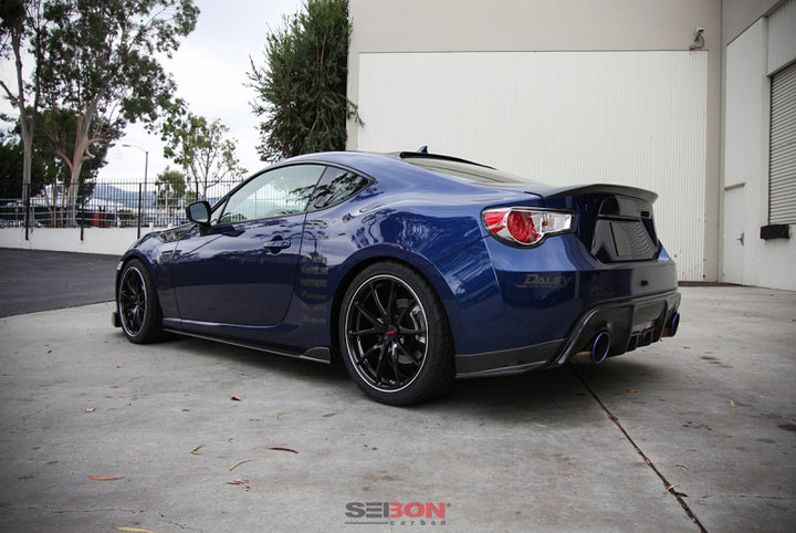 Seibon 12-13 BRZ/FRS TA Style Carbon Fiber Side Skirts (Pair).