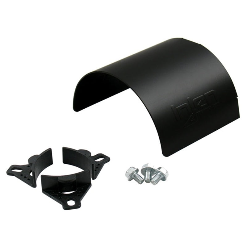 Injen Aluminum Air Filter Heat Shield Universal Fits 3.50 Black.