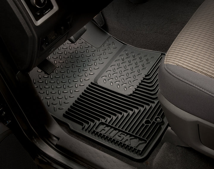 Husky Liners 02-10 Ford Explorer/04-12 Chevy Colorado/GMC Canyon Heavy Duty Black Front Floor Mats.