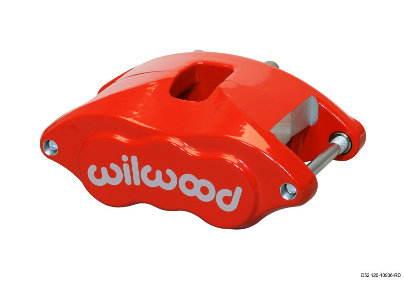 Wilwood Caliper-D52-Red 2.00/2.00in Pistons 1.28in Disc.