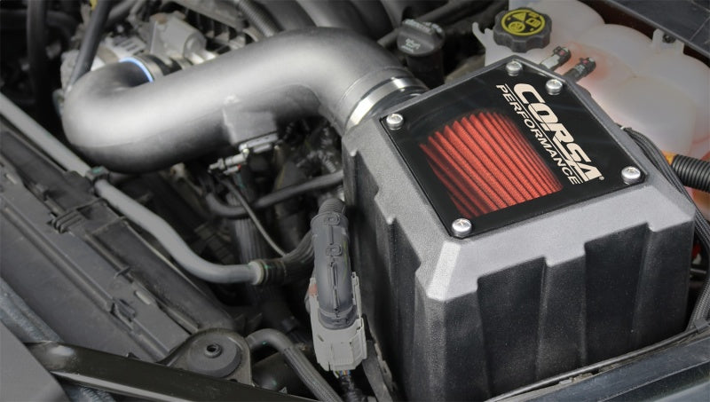 Corsa 2019+ Chevrolet Silverado 6.2L V8 1500 Closed Box Air Intake With DryTech 3D Dry Filter.