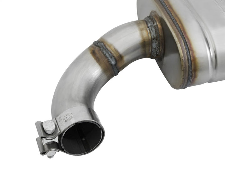 aFe MACHForce XP 2.5in 409 Stainless Axle Back Exhaust w/ Black Tips 15-17 Ford Mustang I4-2.3L (t).