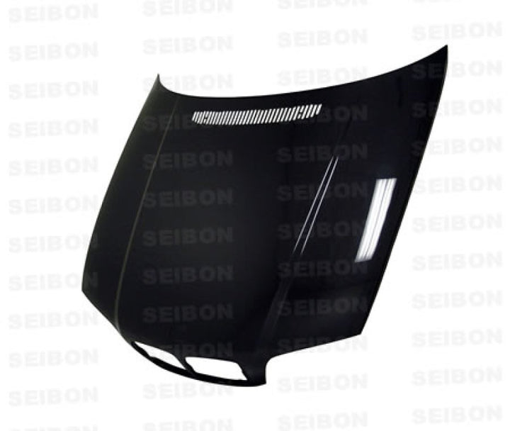 Seibon 7/99-5/02 BMW 3 Series 2dr (E46) OEM-Style Carbon Fiber Hood.