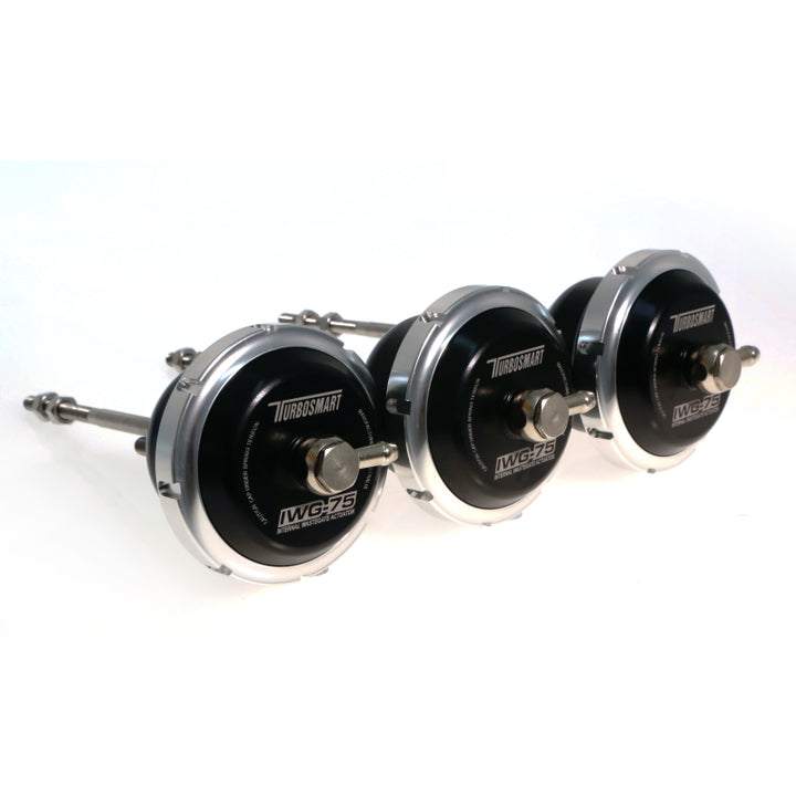 Turbosmart Universal IWG75 Borg Warner EFR B1 Twin Scroll 140mm Rod Black 14PSI IWG.