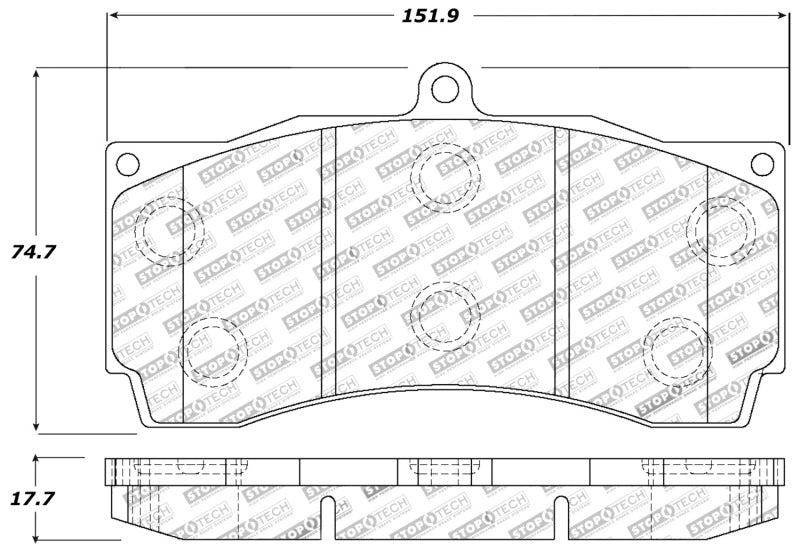 StopTech Performance Brake Pads.