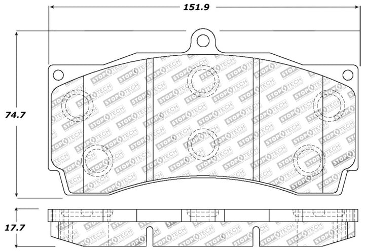 StopTech Performance Brake Pads.