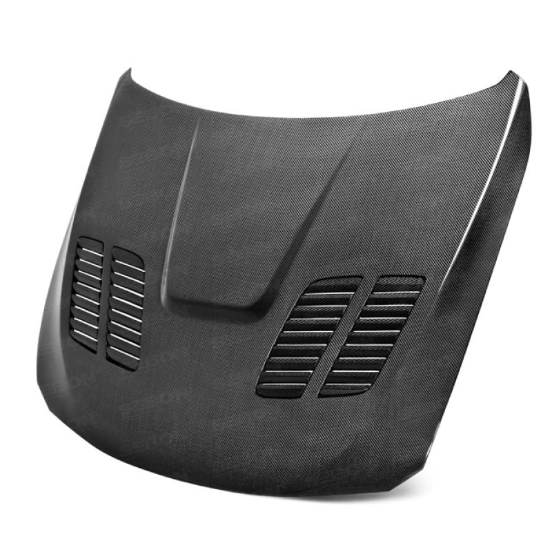 Seibon 12-13 BMW F30 GTR-Style Carbon Fiber Hood.