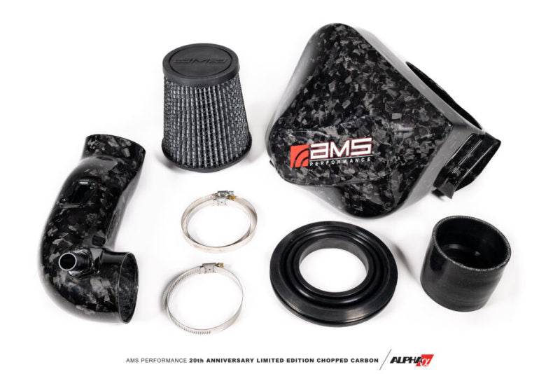 AMS Performance 2020+ Toyota Supra A90 Chopped CF Cold Air Intake System (Does Not Fit w/ Strut Bar).