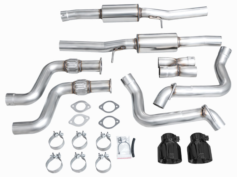 AWE 2023 Nissan Z RZ34 RWD Track Edition Catback Exhaust System w/ Diamond Black Tips.