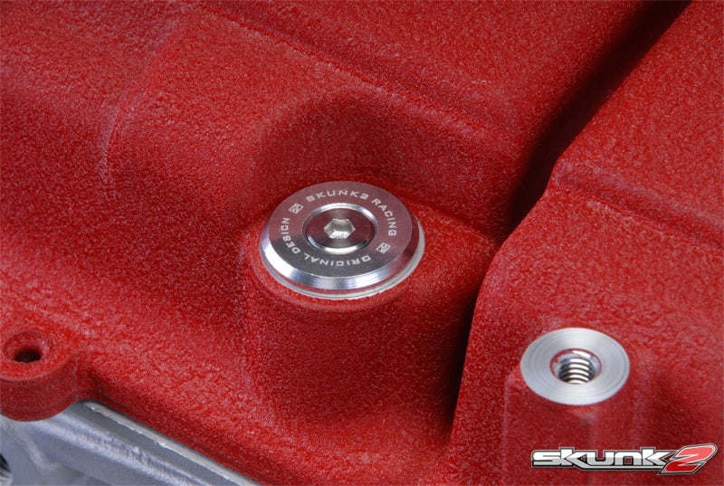 Skunk2 Honda/Acura B-Series VTEC Clear Anodized Low-Profile Valve Cover Hardware.