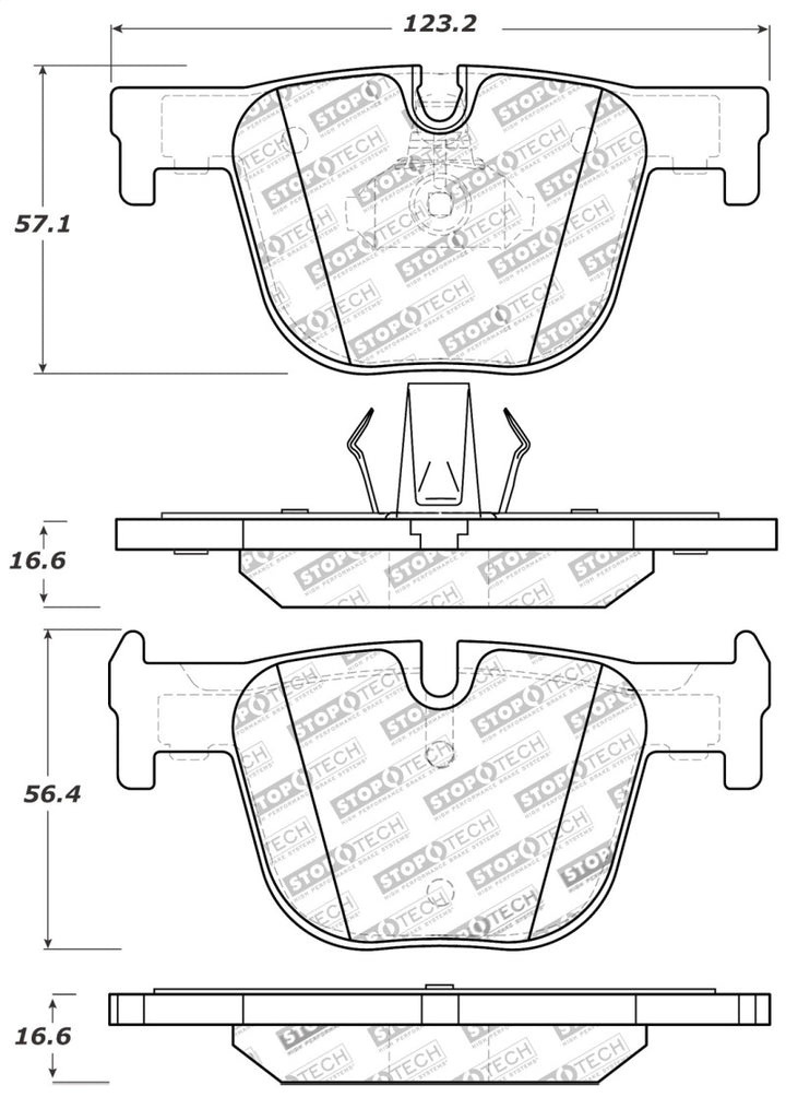 StopTech Performance Brake Pads.