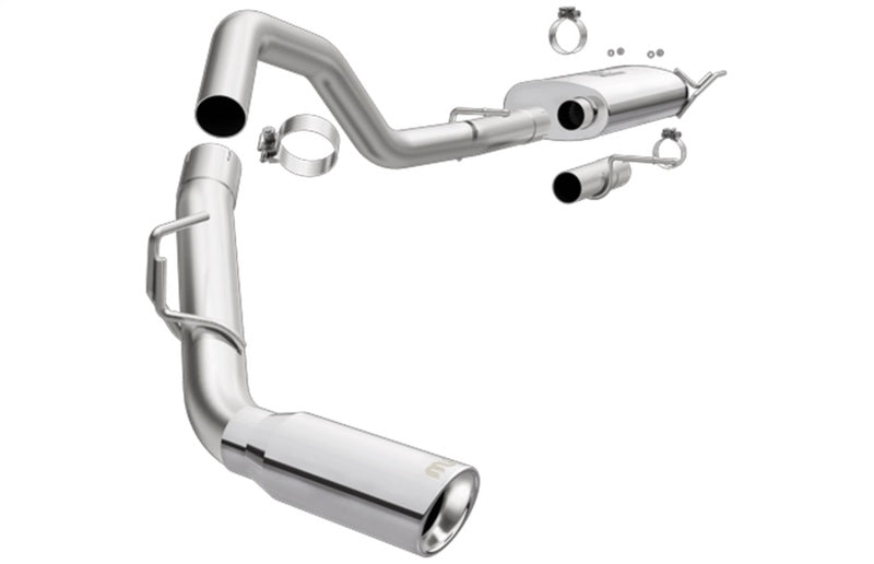 MagnaFlow CatBack 18-19 Ford Expedition V6 3.5L Gas 3in Polished Stainless Exhaust.