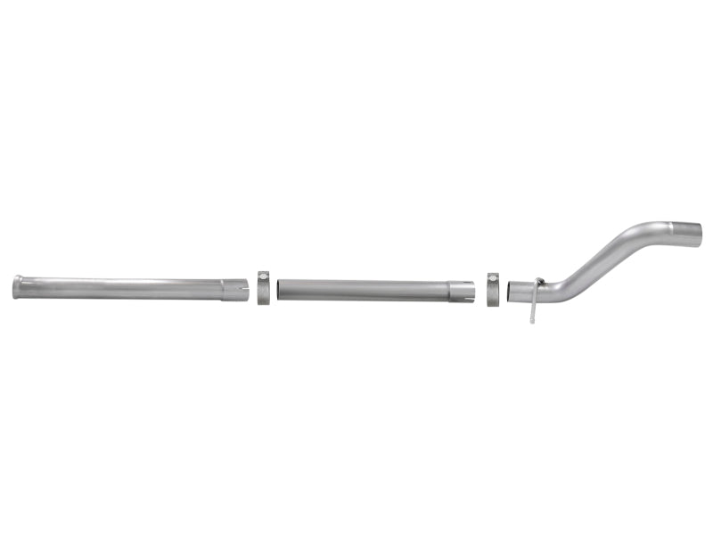 aFe MACH Force-Xp 2-1/2in 409 Stainless Steel Mid-Pipe w/Resonator Delete 18+ Jeep Wrangler JL 3.6L.