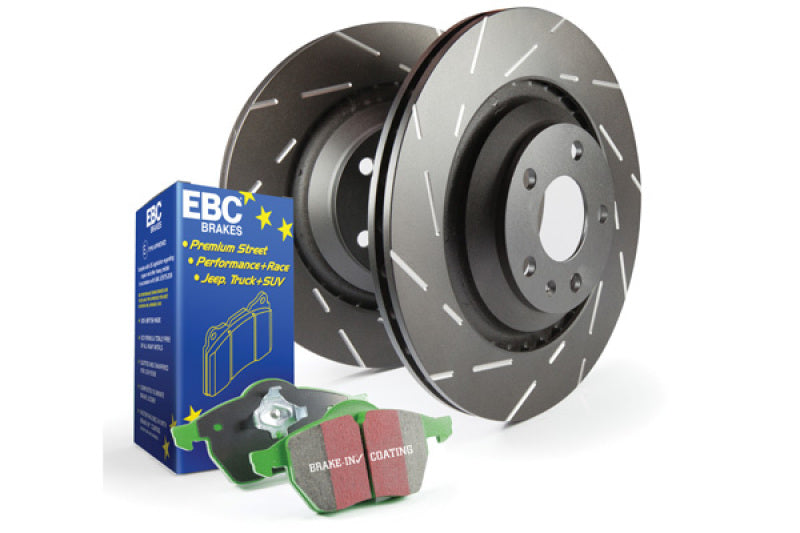 EBC S2 Kits Greenstuff Pads and USR Rotors.