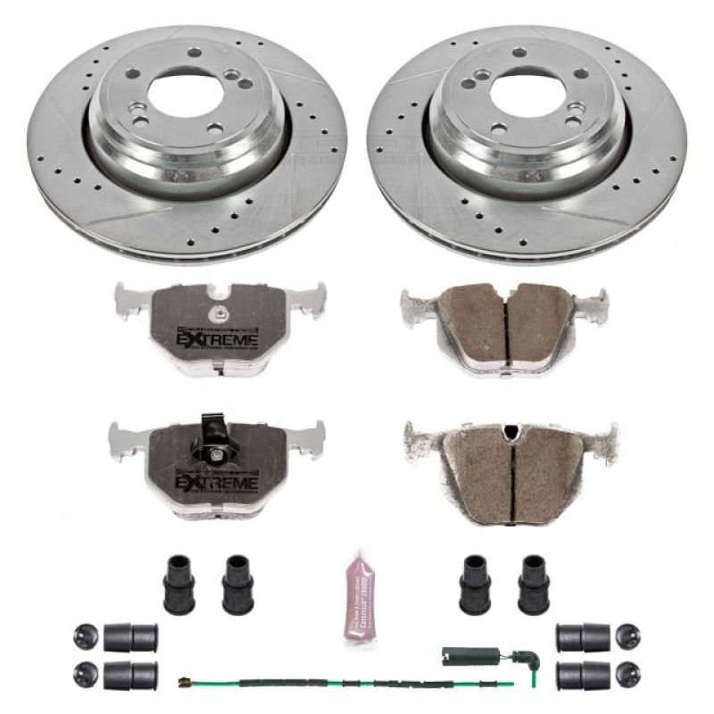 Power Stop 01-06 BMW M3 Rear Z26 Street Warrior Brake Kit.