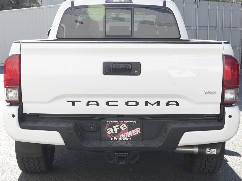 aFe MACH Force-Xp 2-1/2in 304 SS Cat-Back Exhaust w/Black Tips 2016+ Toyota Tacoma L4-2.7L / V6-3.5L.
