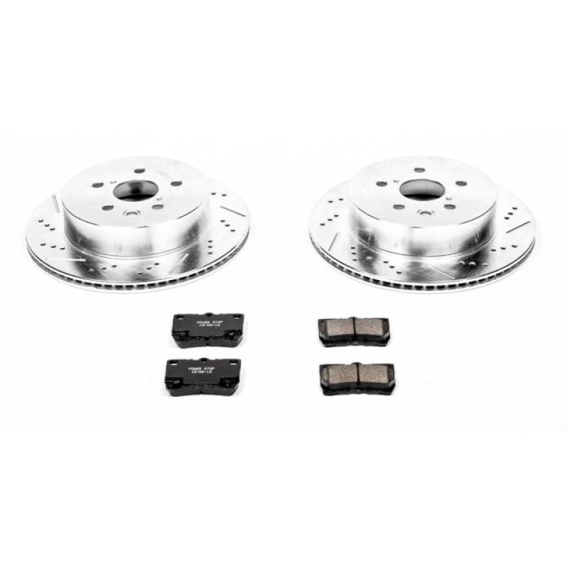 Power Stop 2006 Lexus GS300 Rear Z23 Evolution Sport Brake Kit.