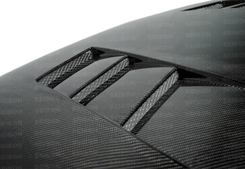 Seibon 92-95 Honda Civic 2DR/3DR TS-Style Carbon Fiber Hood.