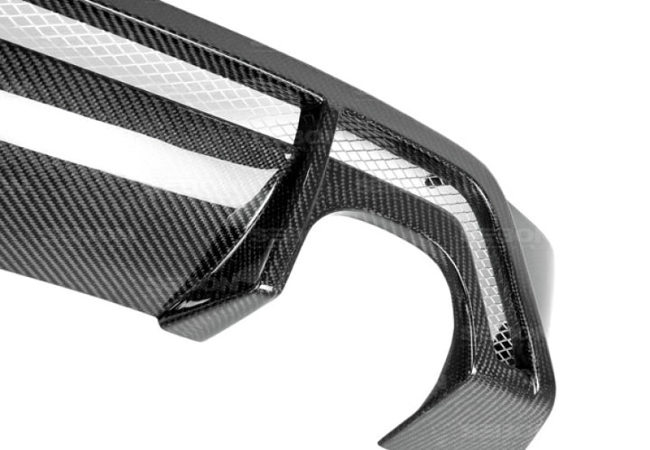 Seibon 14 Lexus IS350 F Sport RF-Style Carbon Fiber Rear Lip.