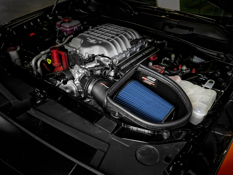 aFe Magnum Force Stage-2 Track Series Carbon Fiber AIS w/ Pro 5R Media - 18 Dodge Challenger V8-6.2L.