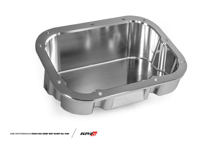 AMS Performance 09-11 Nissan GT-R (CBA) / 2012+ Nissan GT-R (DBA) Alpha CNC Billet VR38 Oil Pan.