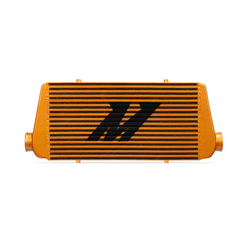 Mishimoto Universal Gold R Line Intercooler Overall Size: 31x12x4 Core Size: 24x12x4 Inlet / Outlet.