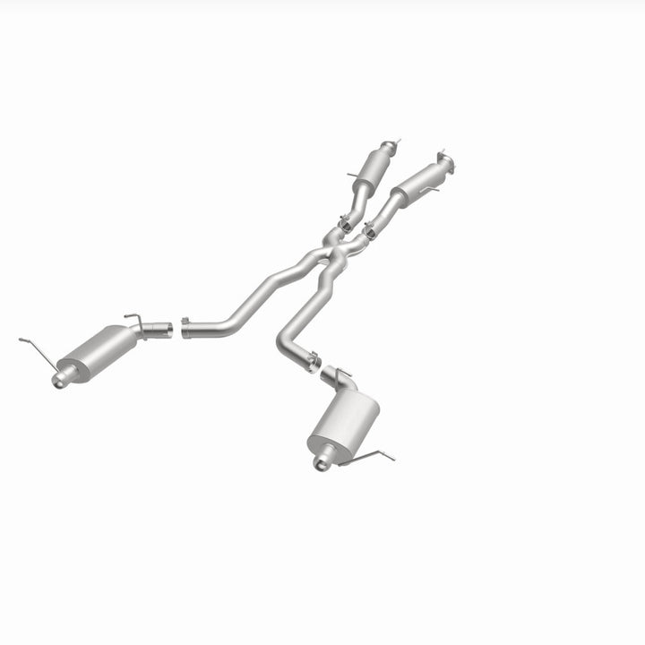 MagnaFlow 12 Jeep Grand Cherokee V8 6.4L Dual Split Rear Exit Stainless Cat Back Performance Exhaust.