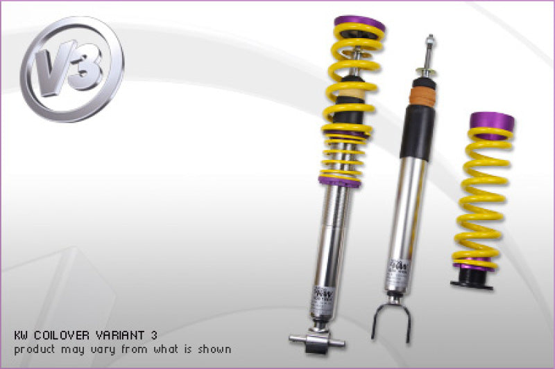 KW Coilover Kit V3 Porsche 911 (964) Carrera 2; incl. Convertible + Targa.