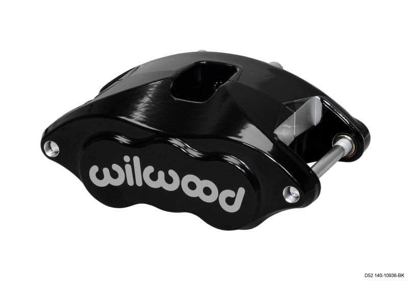 Wilwood Caliper-D52-Black Pwdr 2.00/2.00in Pistons 1.28in Disc.