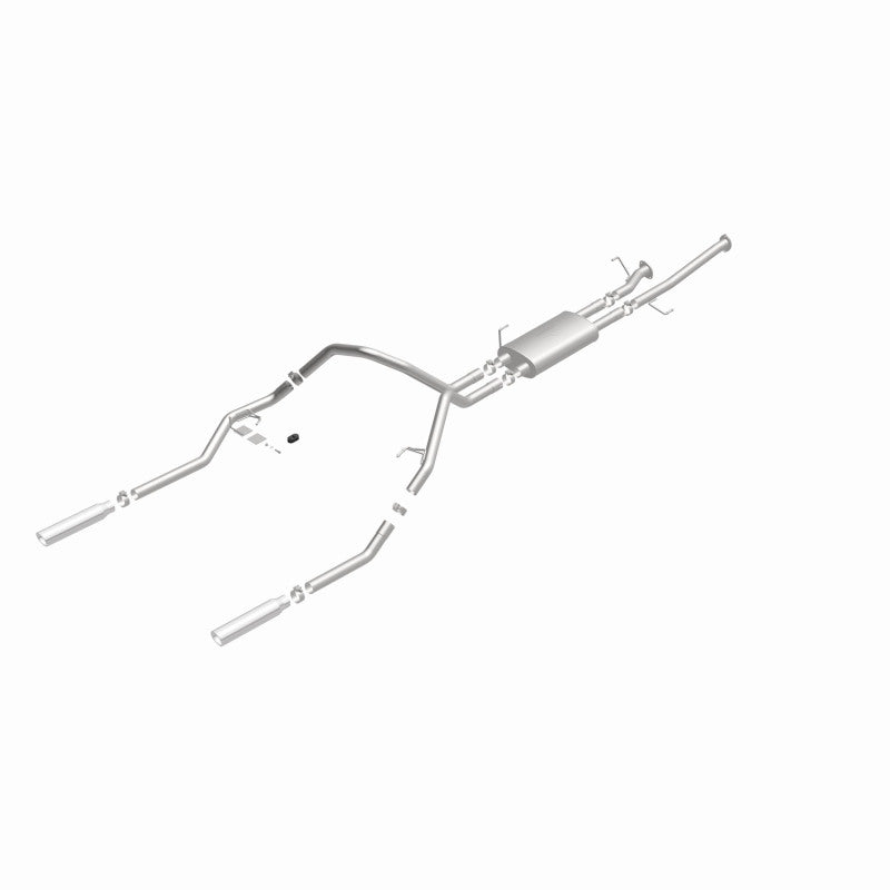 MagnaFlow 14 Toyota Tundra V8 4.6L/5.7L Stainless Cat Back Exhaust Dual Split Rear Exit.