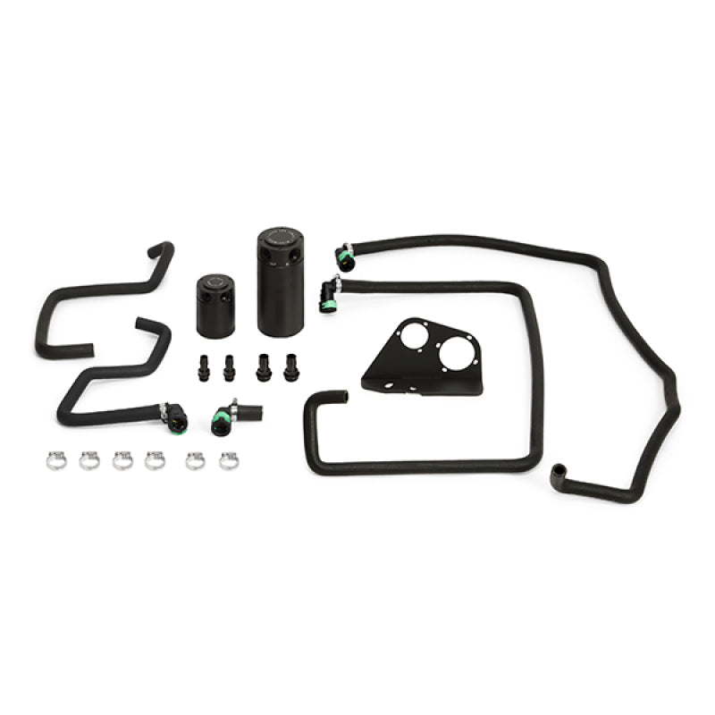 Mishimoto 15-16 Ford F-150 EcoBoost 3.5L Baffled Oil Catch Can Kit - Black.