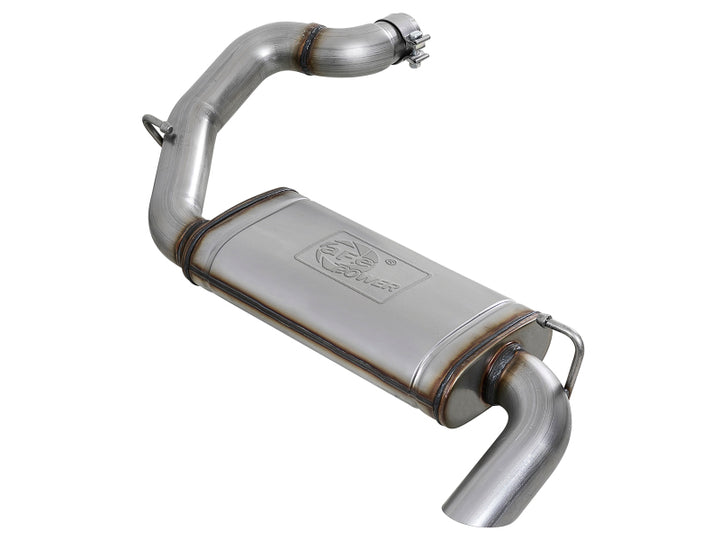 aFe MACH Force-Xp Hi-Tuck 3in 409 SS 18-20 Jeep Wrangler JL 2.0/3.6 Axle-Back Exhaust.