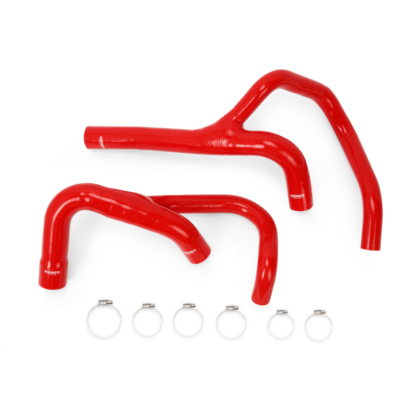 Mishimoto 13-14 Dodge Ram 6.7L Cummins Silicone Radiator Hose Kit Red.